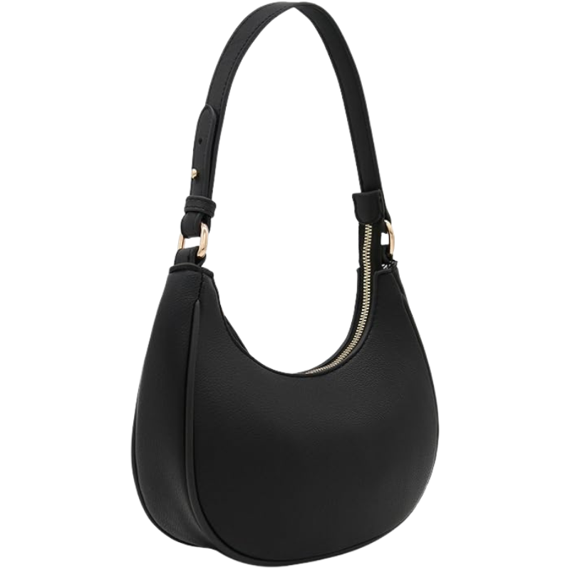 Elegant Small Crescent Shoulder Bag